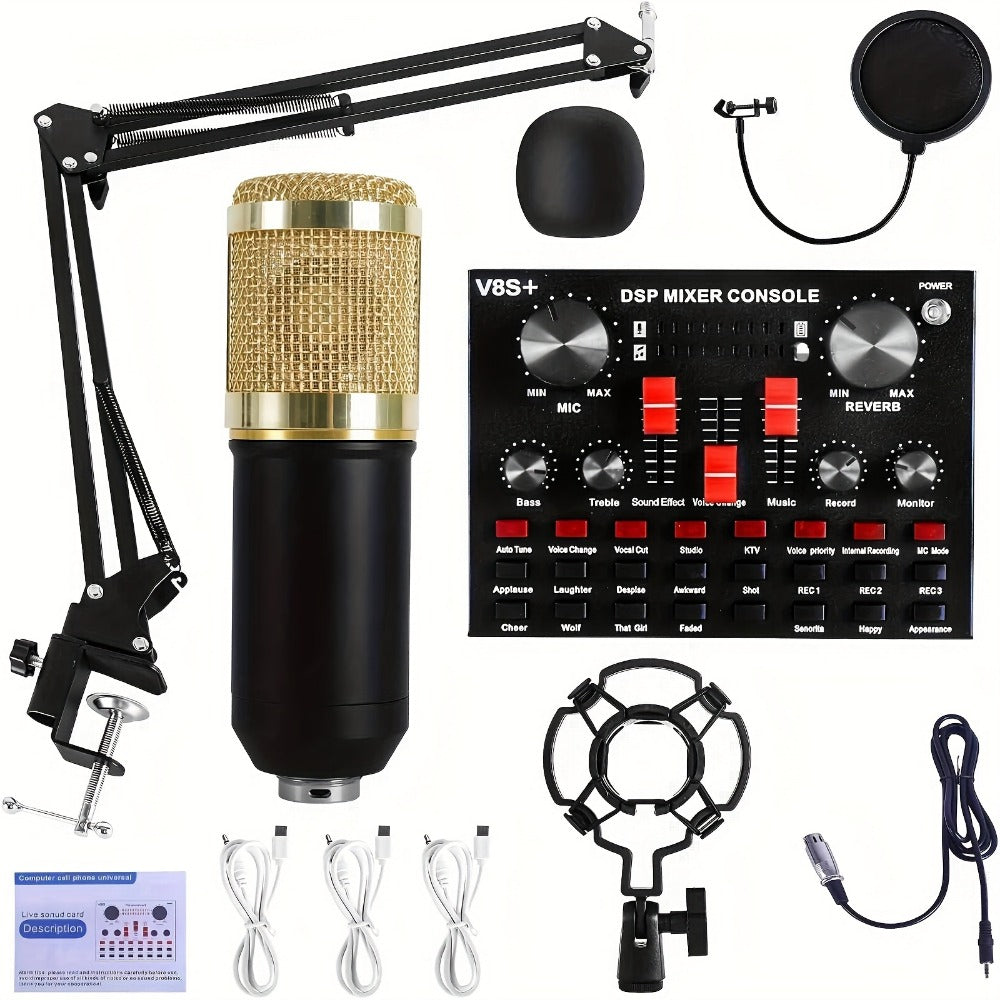 USB Audio Interface, 5V, Wireless, USB-C, Podcast, Microphone for Recording and Streaming detail image - detail view 3
