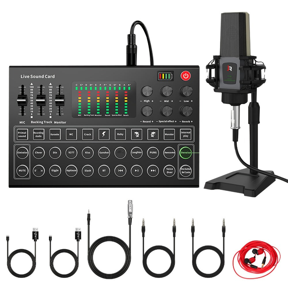 USB Audio Interface, 5V, Wireless, USB-C, Podcast, Microphone for Recording and Streaming detail image - detail view 5