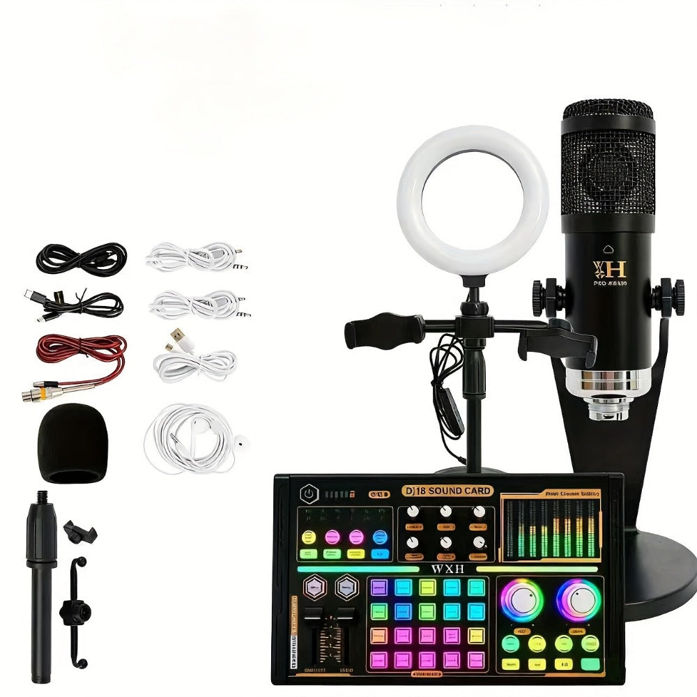 USB Audio Interface, 5V, Wireless, USB-C, Podcast, Microphone for Recording and Streaming detail image - detail view 7