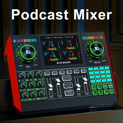 USB Audio Interface, Condenser, USB, Tenlamp, G10, Pro for Recording and Streaming detail image - detail view 15