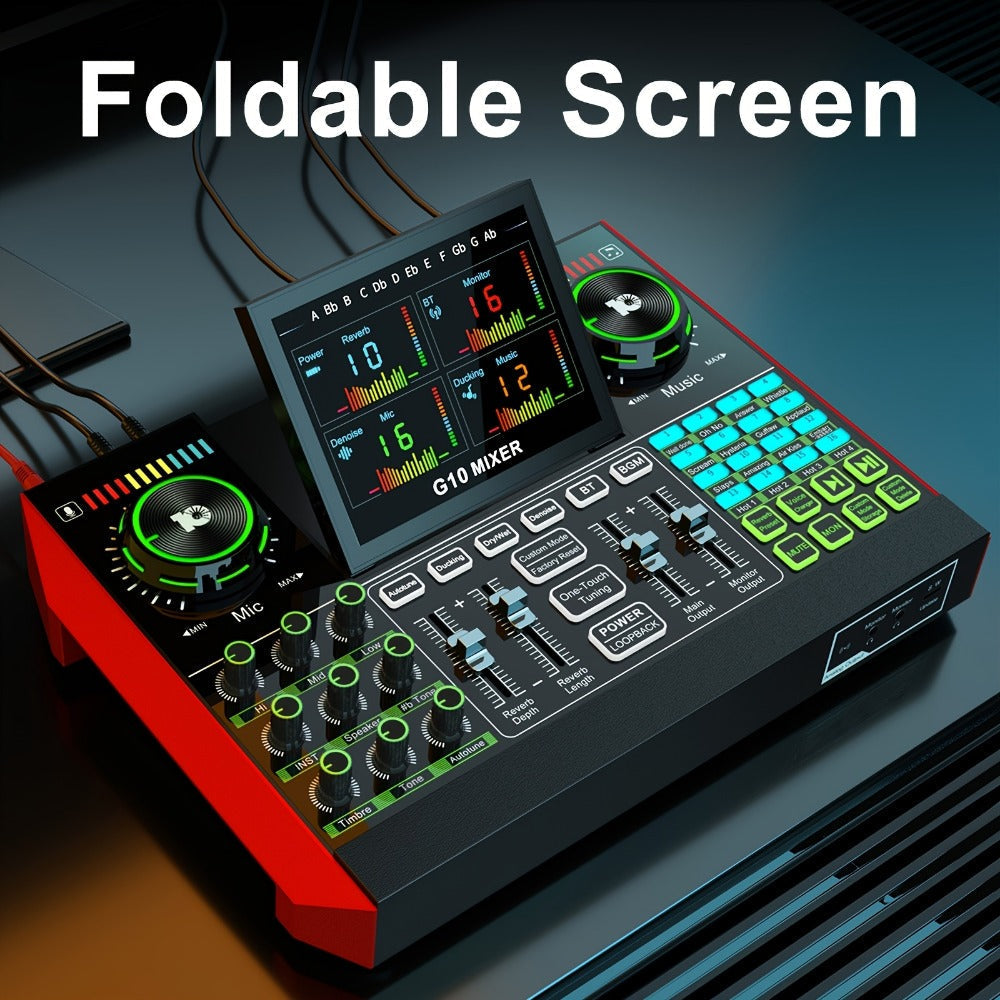 USB Audio Interface, Condenser, USB, Tenlamp, G10, Pro for Recording and Streaming detail image - detail view 16