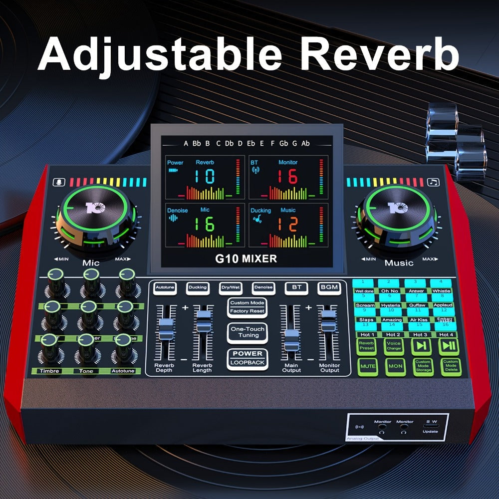 USB Audio Interface, Condenser, USB, Tenlamp, G10, Pro for Recording and Streaming detail image - detail view 18