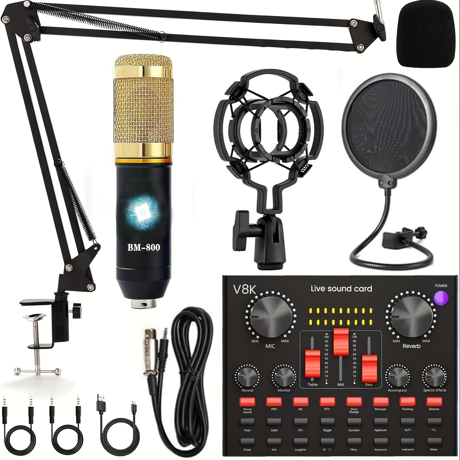 USB Audio Interface shown in the V8K + BM800 option