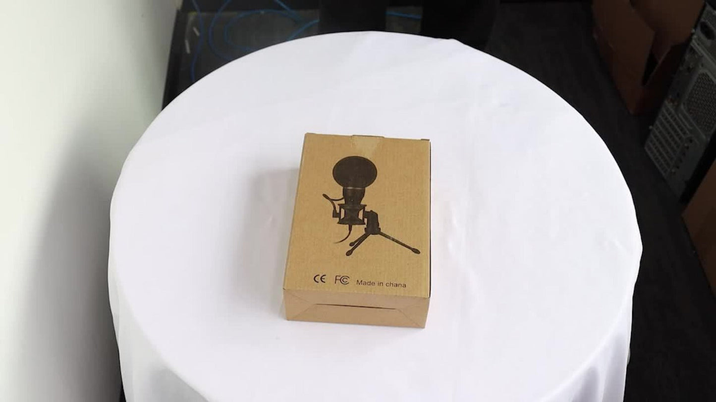 USB RGB Condenser Microphone Kit with Tripod, Pop Filter and Monitor detail image - detail view 9
