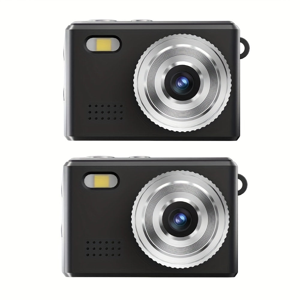 Keychain Mini Digital Camera 16X Zoom Autofocus & Shock-Proof, 2.8-Inch Screen Point-and-Shoot Cam for Travel & Vlog