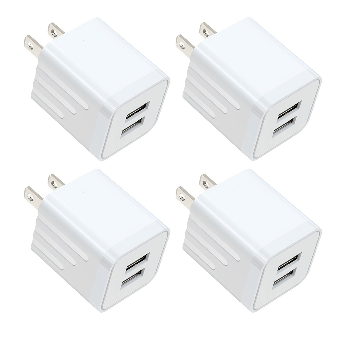 Dual Port USB Wall Charger 2.1A for an Everyday Personal Care Routine, with the Listed Configuration