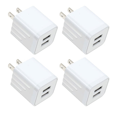 Dual Port USB Wall Charger 2.1A for an Everyday Personal Care Routine, with the Listed Configuration