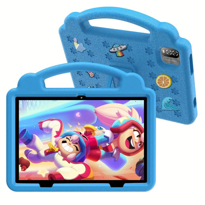 Kids Tablet 10.1 Inch with Android 15, 12GB RAM, 64GB Built-In Storage, Dual Cameras and Handle Case