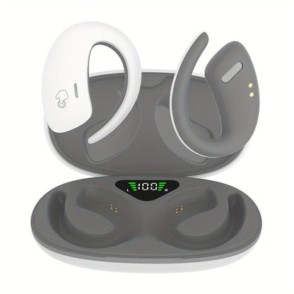 90H Wireless Earphones ENC Noise Cancellation 3D Deep Bass Secure Earhook Sport Running Earbuds for an Everyday Personal Care Routine