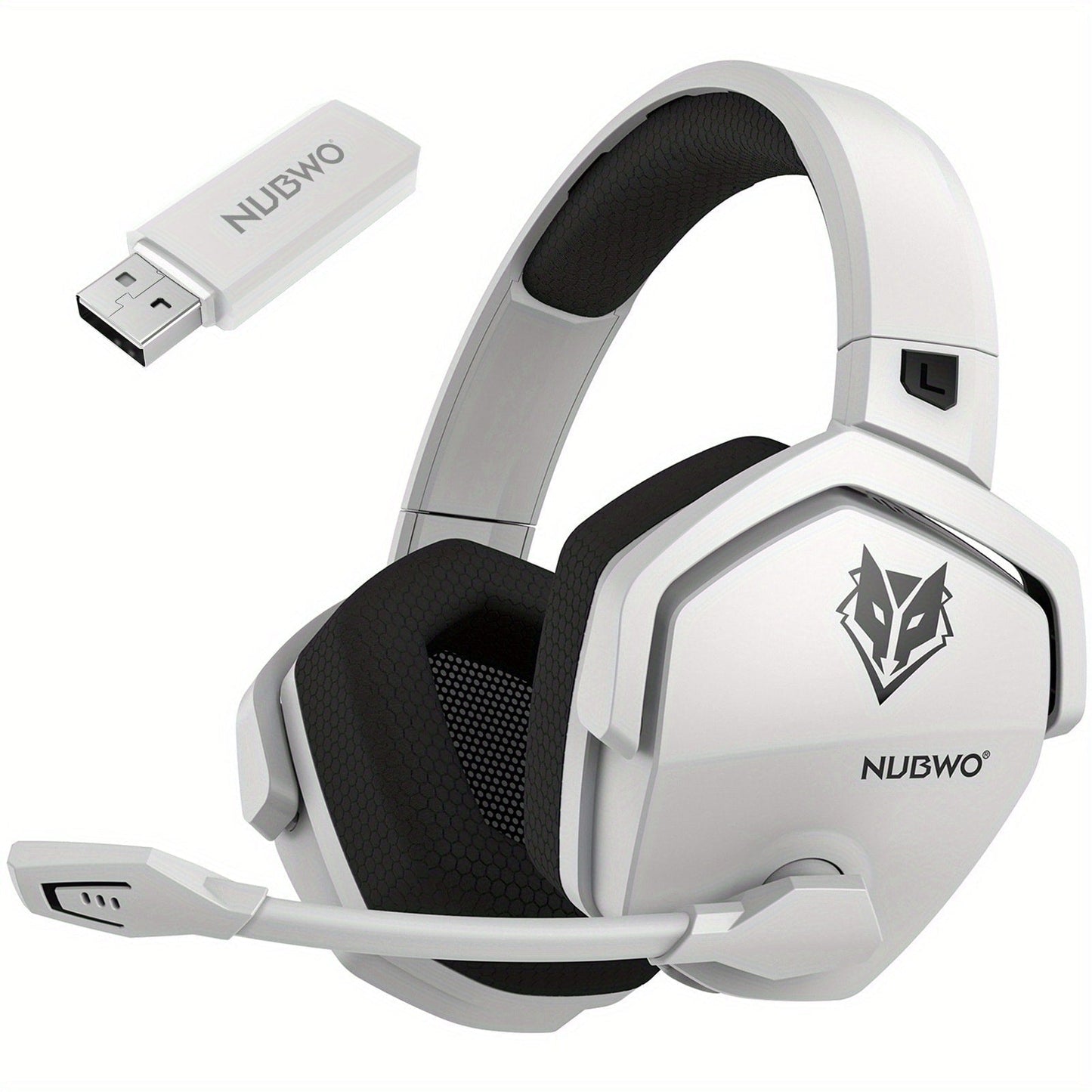 2.4GHz Wireless Gaming Earphones NUBWO G06, 7.1 Surround Sound, 23ms Ultra-Low Latency, 100H Battery
