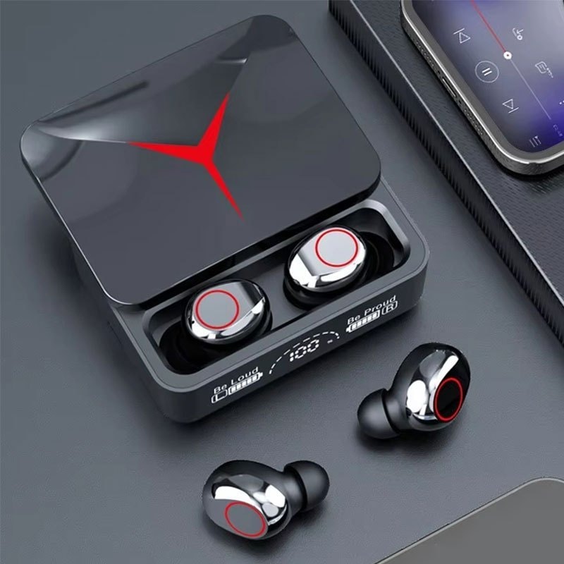 150H Battery LED Display Wireless Headphones with Noise Cancelling Mic, Touch Control, Voice Assistant