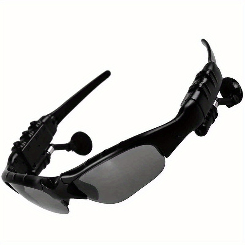 Smart Audio Glasses 2-in-1 Polarized Sunglasses with Bluetooth 5.4 Wireless Earphone & Mic – Fashion Open-Ear Headset Glasses for Music