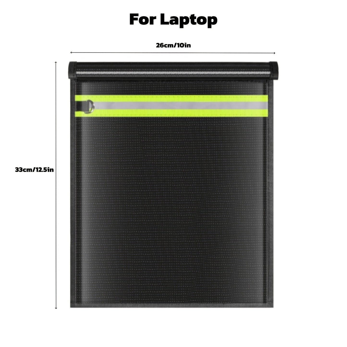 Faraday Bag Signal Blocking Pouch with Reflective Strips, EMP Protection Anti-Tracking Anti-Theft Sleeve for Laptop