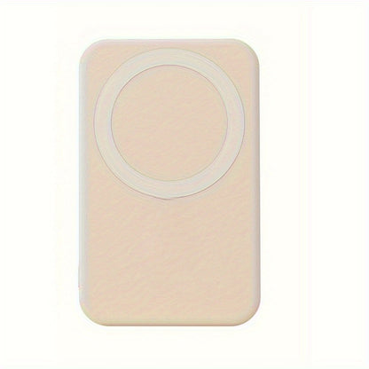 30000mAh-Labeled Magnetic Wireless Power Bank with Built-In USB-A and USB-C Cables in Four Colors