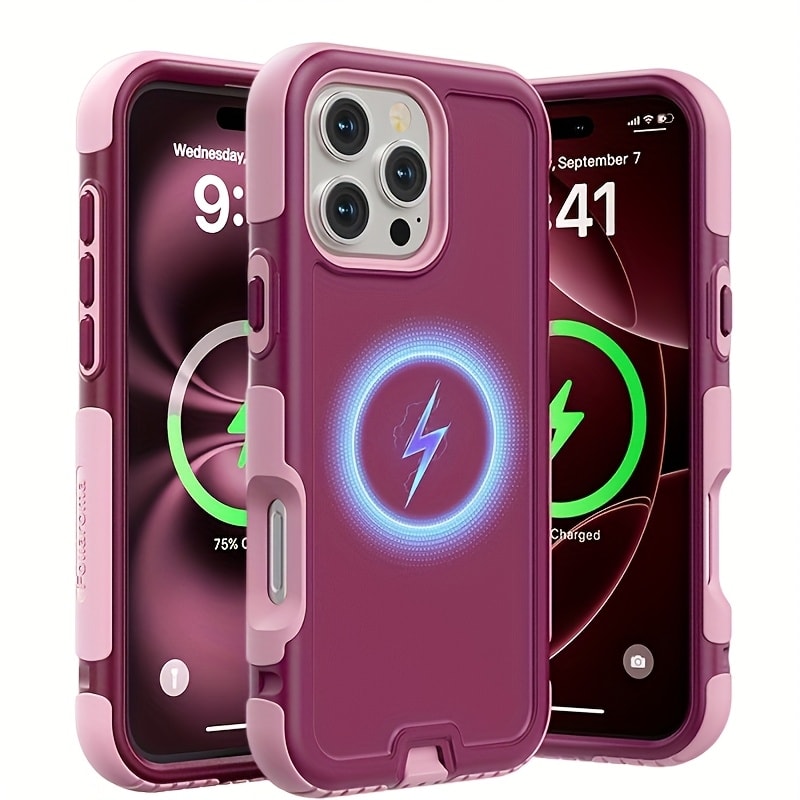 3-Layer Warrior Armor iPhone Case Full Body Shockproof Drop Protection Lining Built-In Dust Plug for an Everyday Personal Care Routine
