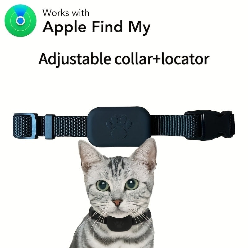 Pet GPS Tracking Collar Dual-System Smart Positioning, Anti-Lost Adjustable Collar Tracker for Cats Dogs & Puppies