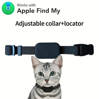Pet GPS Tracking Collar Dual-System Smart Positioning, Anti-Lost Adjustable Collar Tracker for Cats Dogs & Puppies