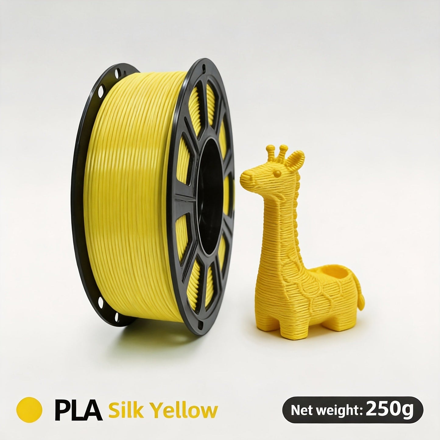 Gradient Rainbow PLA Filament 1.75mm 32 Colors, Shiny Multicolor Fast Color-Changing 250g Spool for FDM 3D Printers