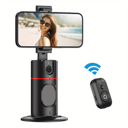 Gesture Control Auto Face Tracking Tripod with 360° Rotation & Wireless Remote No App Required