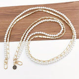 Double chain crossbody white
