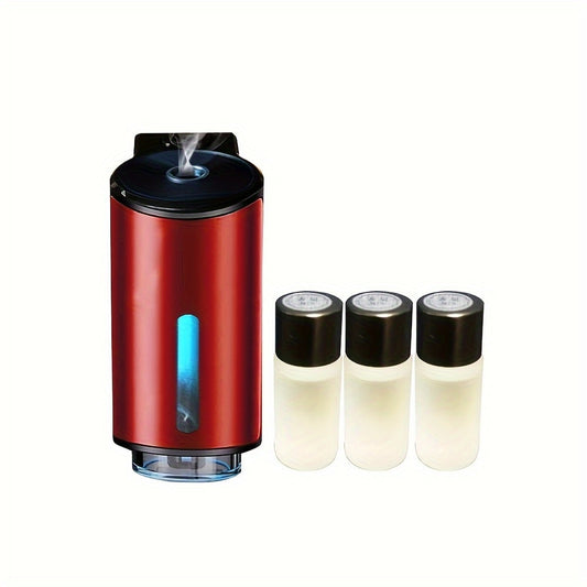 Car Essential Oil Diffuser & Humidifier, 3-Level Adjustable Mist, Quiet Ultrasonic Aromatherapy, Cup Holder Fit