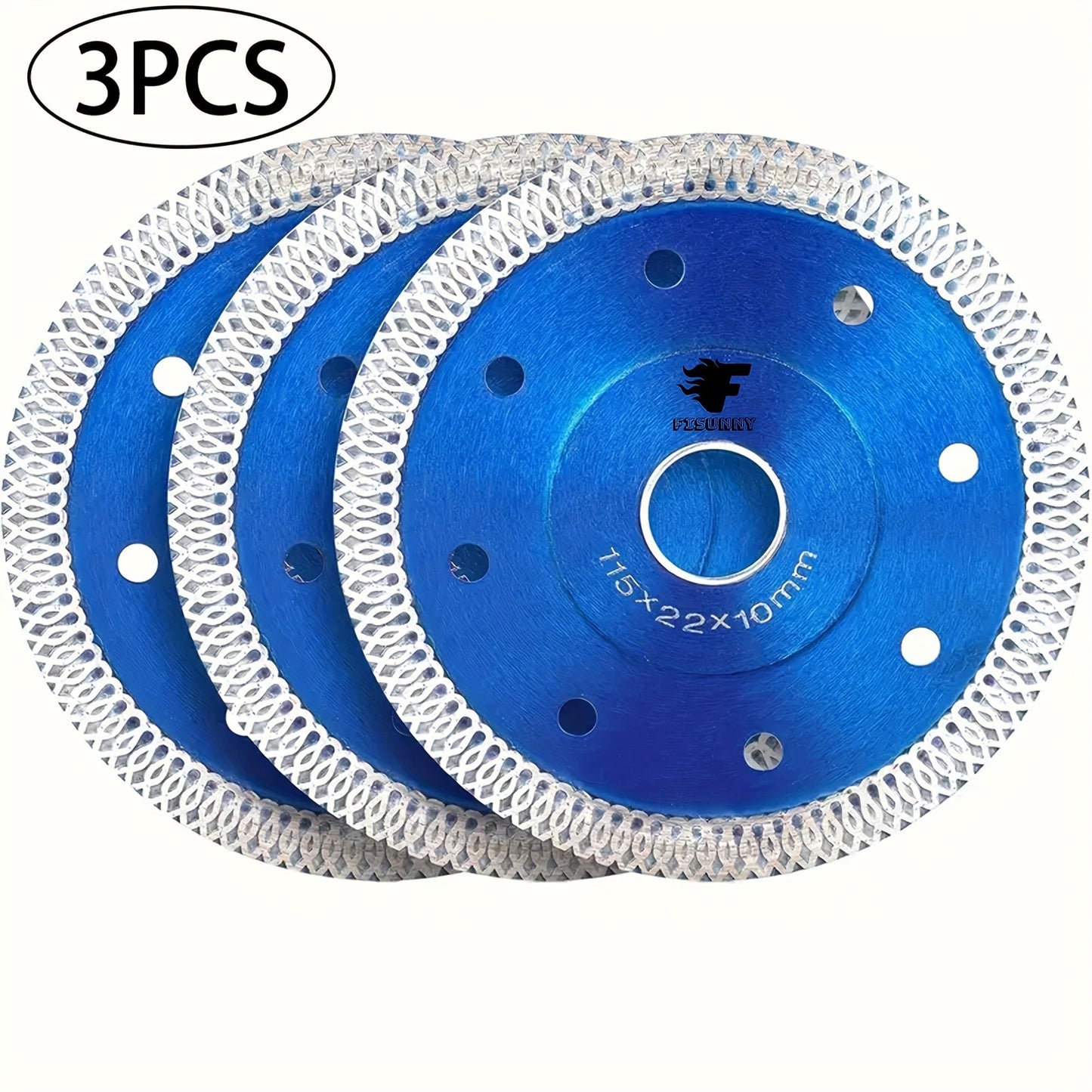 Diamond Saw Blade 4-1/2 Inch 3-Pack X-Teeth Ultra Thin Dry Wet Cut for Porcelain Ceramic Tile for an Everyday Personal Care Routine