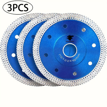 Diamond Saw Blade 4-1/2 Inch 3-Pack X-Teeth Ultra Thin Dry Wet Cut for Porcelain Ceramic Tile for an Everyday Personal Care Routine