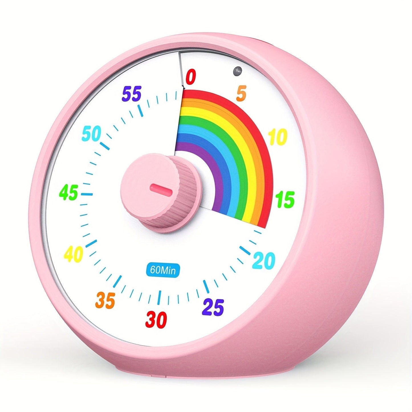 Visual Countdown Timer 60 Minute – Silent Operation Time Management Clock for Classroom, Office, Kitchen & Desktop