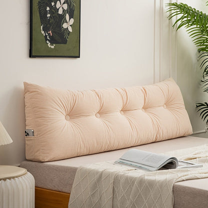 Tufted Triangular Backrest Cushion in Five Colors and Three Lengths from 59.06 to 78.74 Inches