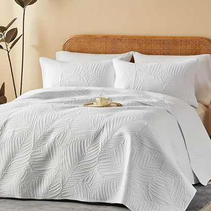 Quilt Set 2-3pcs – Lightweight Microfiber Bedspread Coin Pattern Coverlet All Seasons Twin Full Queen King Cal King