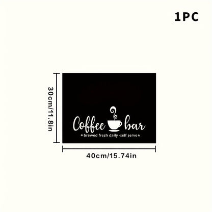 Coffee Machine Mat Absorbent Dish Drying Mat Bohemian Coffee Bar Mat for Kitchen Countertop Coffee Station Accessories Placemat Decor