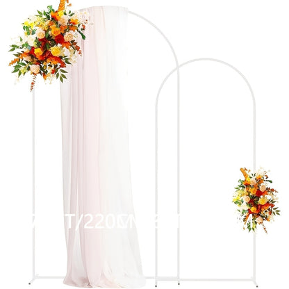 Metal Round Wedding Arch Backdrop Stand - Circular Balloon Arch Kit for Wedding, Birthday Party