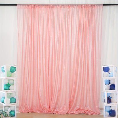 Sequin Backdrop Curtain for Party Wedding – 4x8ft Shimmering Glitter Curtain for Birthday Photo Booth Stage Decoration, Easy Hang