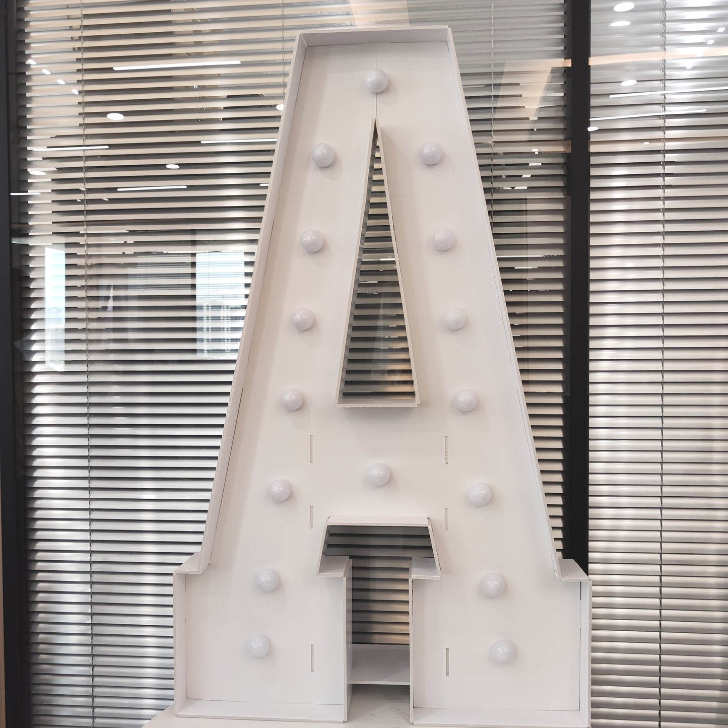 LED Letter Lights 4FT Tall Marquee Letter Lights A-Z Alphabet Light Up Letters with Cool White LED for Wedding