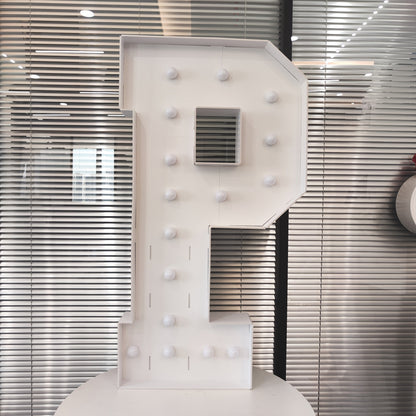 LED Letter Lights 4FT Tall Marquee Letter Lights A-Z Alphabet Light Up Letters with Cool White LED for Wedding