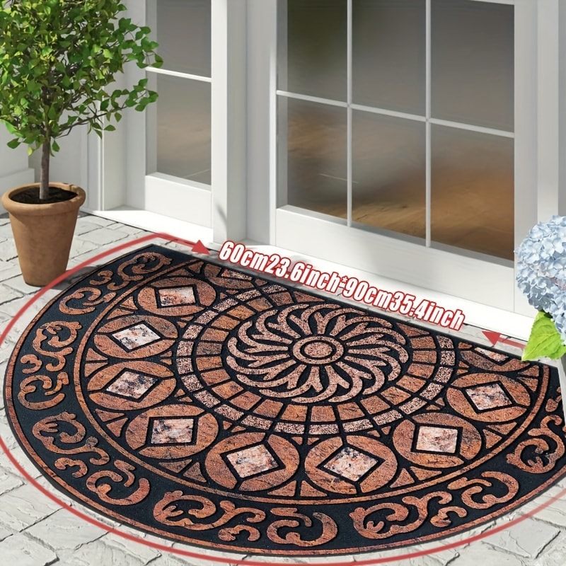 Outdoor Door Mat Welcome Mat for Front Door Entrance Patio Porch, Durable Low-Profile Rug, Multiple Colors & Sizes