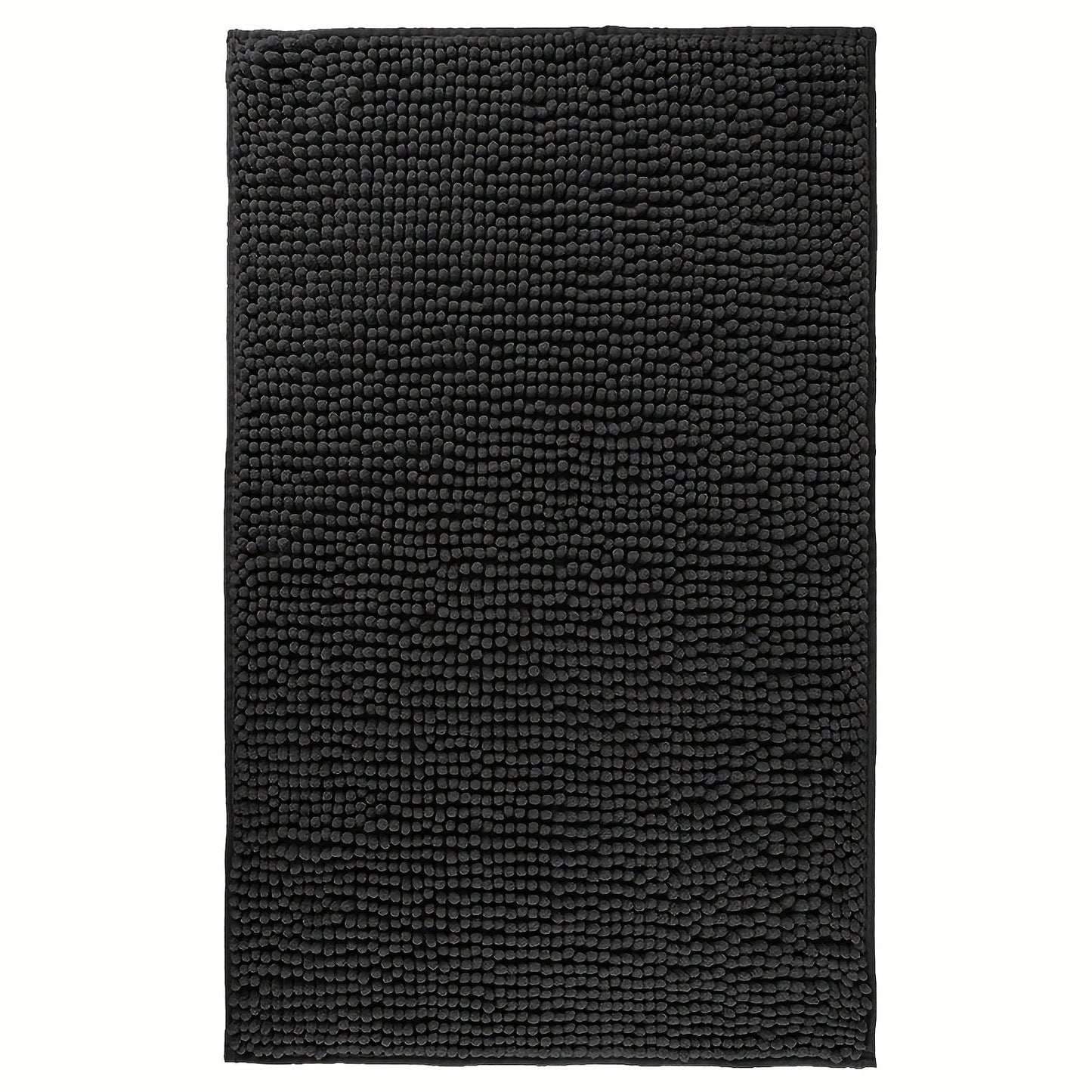 Chenille Bath Rug Extra Thick Bathroom Mat, Multiple Sizes & Colors for Entryways, Bedrooms and Living Spaces