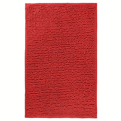 Chenille Bath Rug Extra Thick Bathroom Mat, Multiple Sizes & Colors for Entryways, Bedrooms and Living Spaces