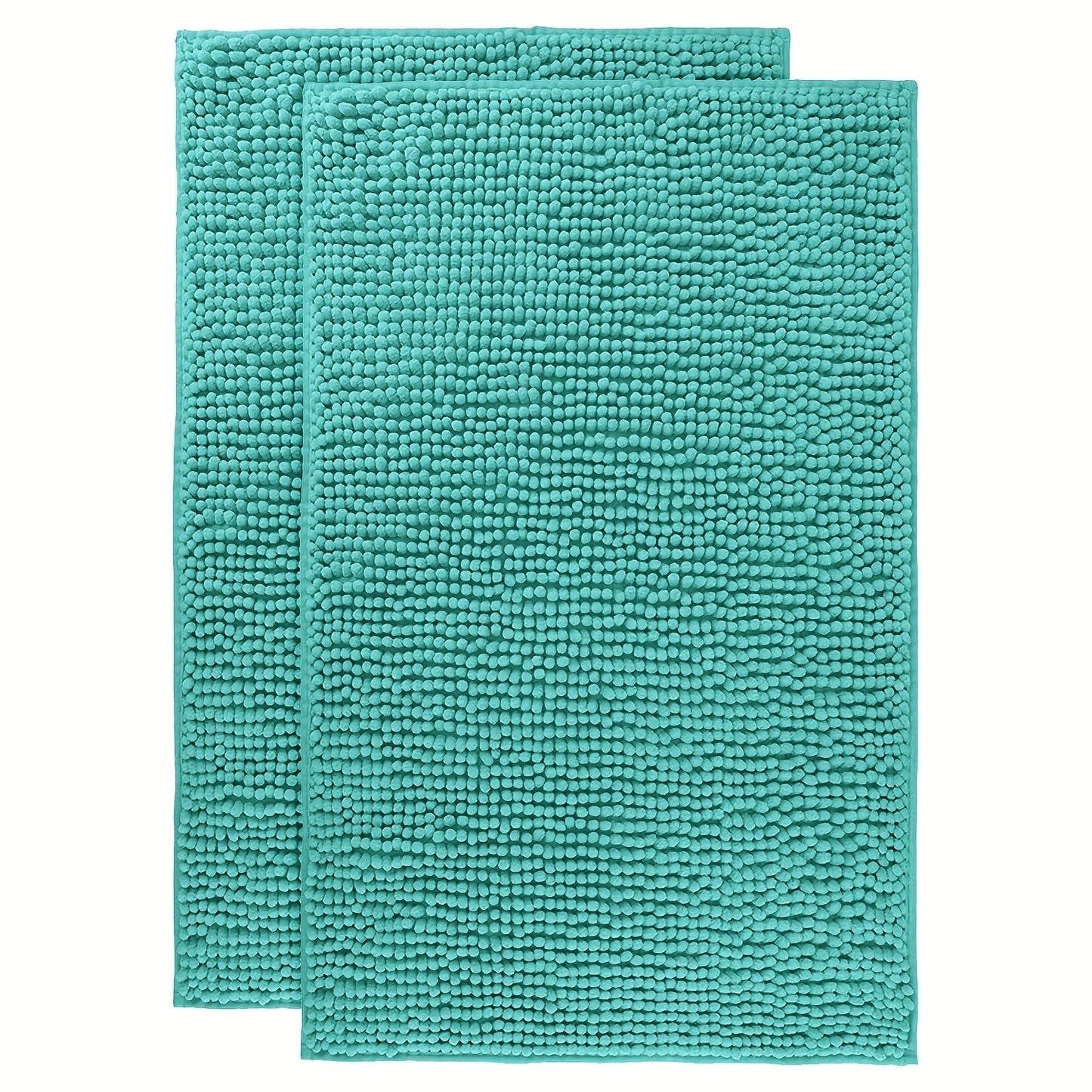 Chenille Bath Rug Extra Thick Bathroom Mat, Multiple Sizes & Colors for Entryways, Bedrooms and Living Spaces