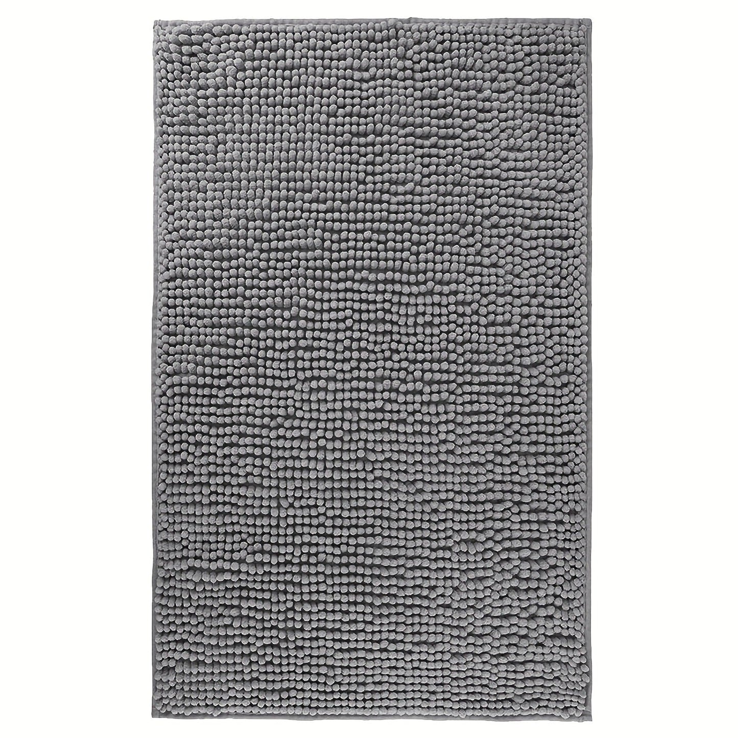 Chenille Bath Rug Extra Thick Bathroom Mat, Multiple Sizes & Colors for Entryways, Bedrooms and Living Spaces