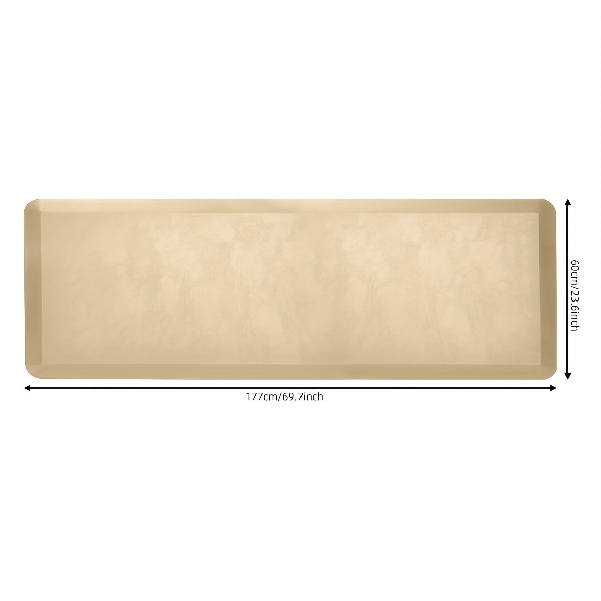 Kitchen Mat, 3/4-Inch Foam Cushion in Six Colors and Four Size Profiles for Sink, Desk or Laundry Areas
