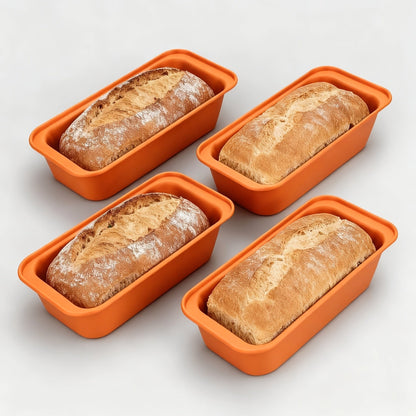 Nonstick Bakeware Pan Set, 8-Piece Carbon Steel Oven Baking Set with Cookie Sheet, 2 Round Cake Pans