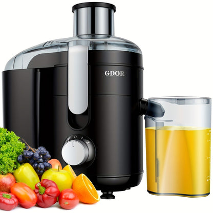 Centrifugal Juicer Machine Dual Speed 2.5 Inch Wide Feed Chute Anti-Drip BPA-Free Electric Juice Extractor for Fruits Vegetables Apples