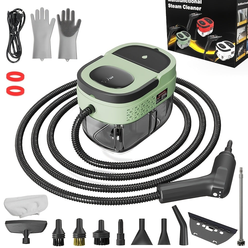 Steam Cleaner 1500W 1.6L Tank Model with 3-Level Hand Control, 221°F Steam and Multi-Tool Kit