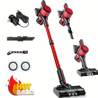 45KPA Cordless Stick Vacuum Cleaner 8-in-1 Rechargeable, Up to 45 Min Runtime Handheld Vacuum for Carpet Pet Hair Hardwood Floor Home