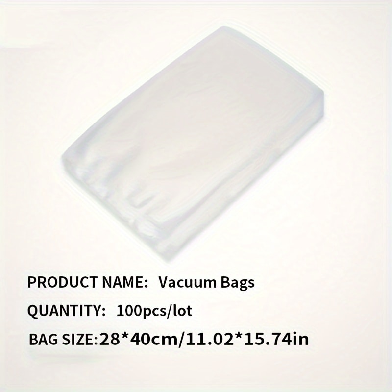 Micro Perforated Food Storage Bags 100 Pack - Breathable Ventilated Produce Bags for Fruits Vegetables Meat and Seafood