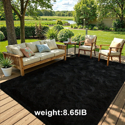 Non-Slip Area Rug Fluffy Soft Carpet – Modern Home Decor Floor Mat for Living Room, Bedroom, Kitchen & Bathroom | Easy Clean Cute Plush Rug