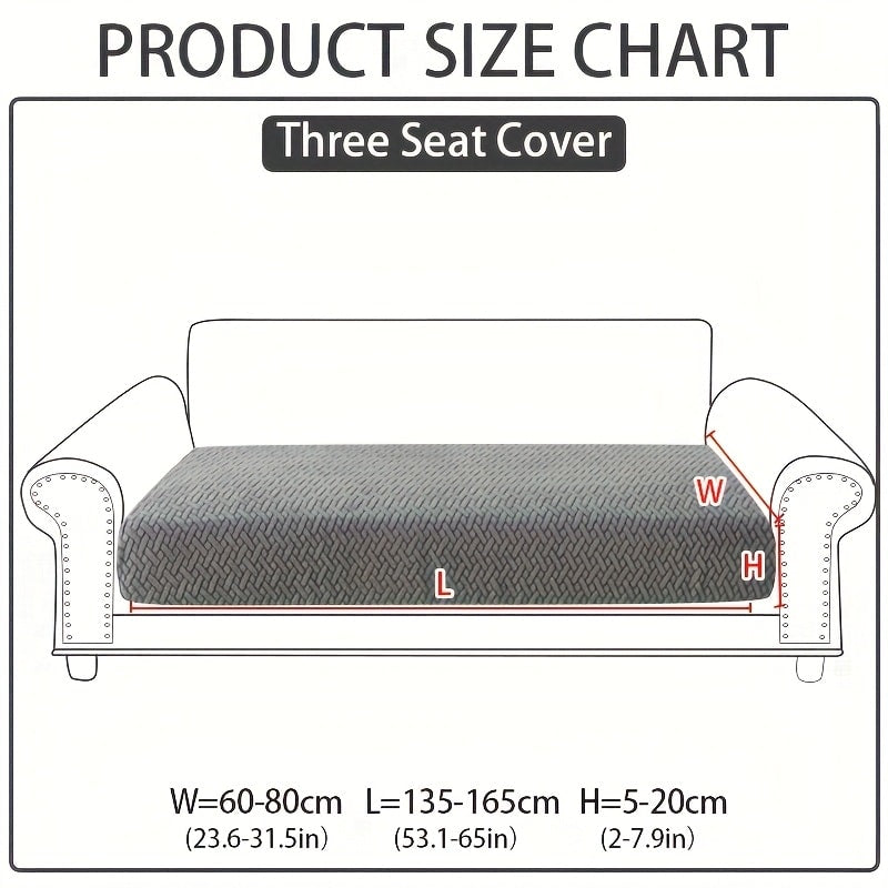 Sofa Cover Sectional Panel Options for Single to 4 Seats, Chaise, Armrest Pair or Backrest in Five Colors