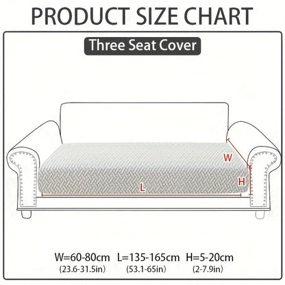 Sofa Cover Sectional Panel Options for Single to 4 Seats, Chaise, Armrest Pair or Backrest in Five Colors