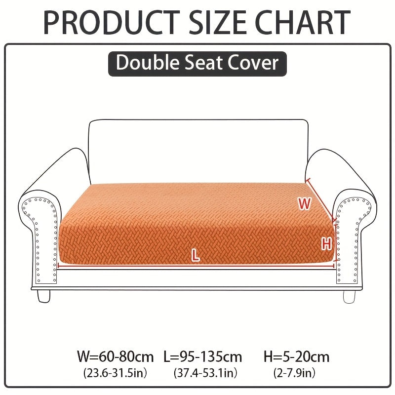 Sofa Cover Sectional Panel Options for Single to 4 Seats, Chaise, Armrest Pair or Backrest in Five Colors